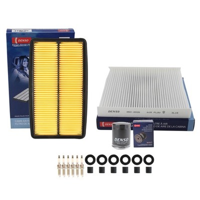 Denso Tune Up Kit NGK 6 Spark Plugs & Boots Kit for Pilot 3.5L V6 J35Z4 Sport