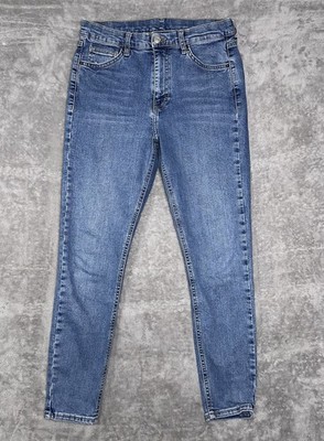 Topshop Jaime High Rise Skinny Medium Blue Jeans Fits Size 28Wx25L