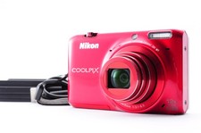 Nikon Coolpix S6500 Red Excellent 5 Compact Digital Camera Z1041