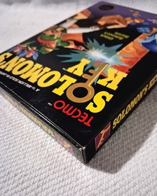 Solomon's Key Complete Nintendo Nes Game CIB Poster Very Good Condition 