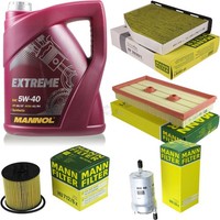 Mann Inspektionspaket 5L Mannol Extreme 5W-40 FüR Vw Golf V 1.6 Fsi