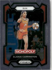 2024-25 Panini Prizm Monopoly WNBA DiJonai Carrington Connecticut Sun #17