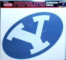 Brigham Young University Cougars BYU 8 Inch Preforated Window Film Decal...