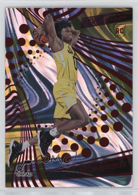 2023-24 Panini Revolution Rookies Red Swirl 81/199 Taylor Hendricks #108 4z8