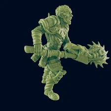 Buzzsaw Mutant - Beyond the Badlands - EC3D - Wasteland Terrain Wargaming D&D Dn