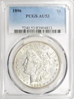 1896 MORGAN DOLLAR ~ PCGS AU53! INV# 813
