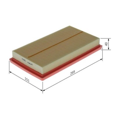 Luftfilter Bosch F026400674 für Subaru Suzuki Toyota Lexus
