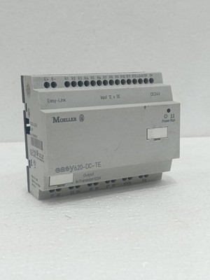 MOELLER EASY620-DC-TE LOGIC CONTROLLER 12DC INPUT 8 TRANSISTOR OUTPUT 0.5A 24V D