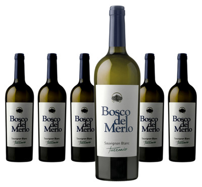 6 x Bosco del Merlo Sauvignon Blanc Turranio DOC Friuli   2025