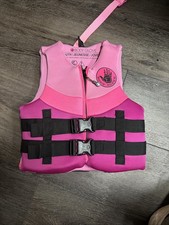 Body Glove Youth Neoprene PFD Life Jacket and Vest, Girl, 55-88 lbs Pink/Purple