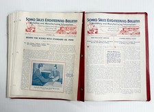 Lot 13 Rare 1934-36 SOHIO Standard Oil Sales Engineering Bulletins Publications