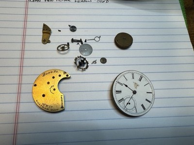 Waltham Bond St Model 1884 Project Pocket Watch 