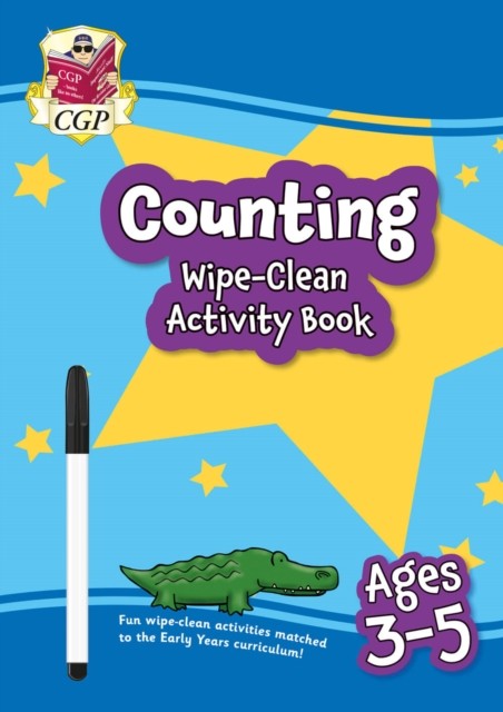 Counting Wipe-Clean Activity Book for Ages 3-5 (with pen) by CGP Books