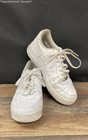 Nike Air Force 1 '07 Low Triple White Leather Sneakers Womens Size 7.5