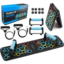 Liegestützebrett, Liegestütze Brett, Faltbare Push-up Board, Liegestützgriffe DE