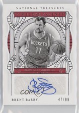 2020 National Treasures Timeless Talents Signatures 47/99 Brent Barry Auto 0p73