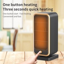 Portable Space Heater Fan - 2-Speed PTC Heating for Indoor Small Room Use    