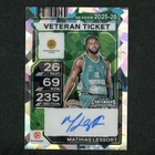 2025-26 Contenders Mathias Lessort Veteran Ticket Auto Cracked Ice 20/23 7750