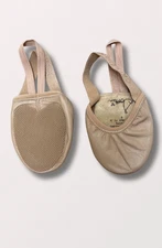NEW Capezio Sophia Lucia Leather Pirouette Turners in Nude (Hard To Find!)