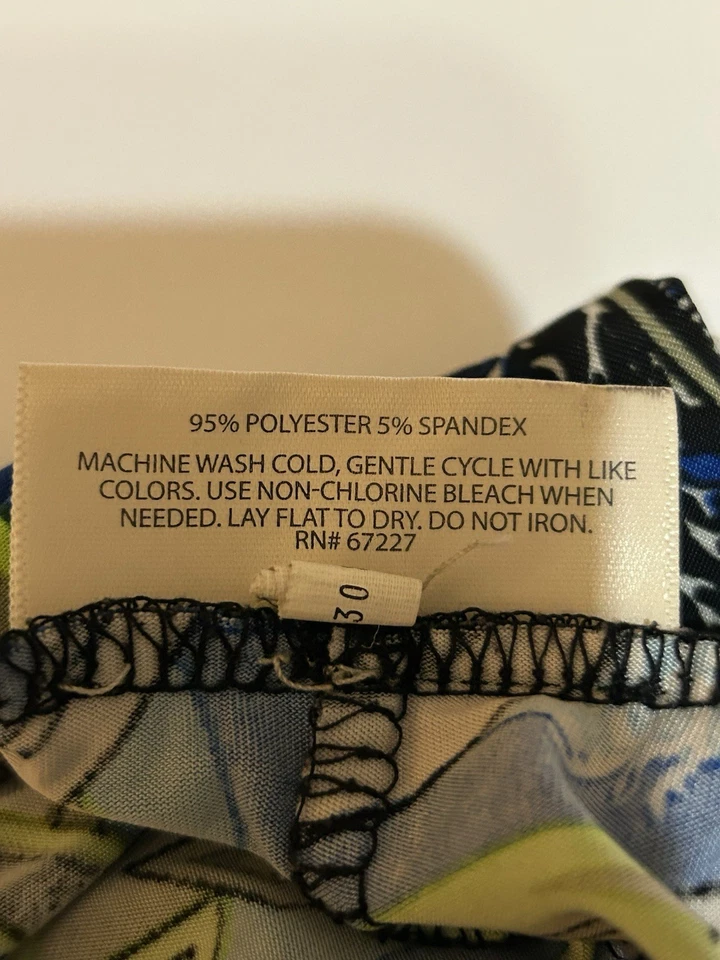 Women's Size 1X Foldover Palazzo Pants Boho LagenLook Hippie Party Travel Cruise - Image 4 of 4