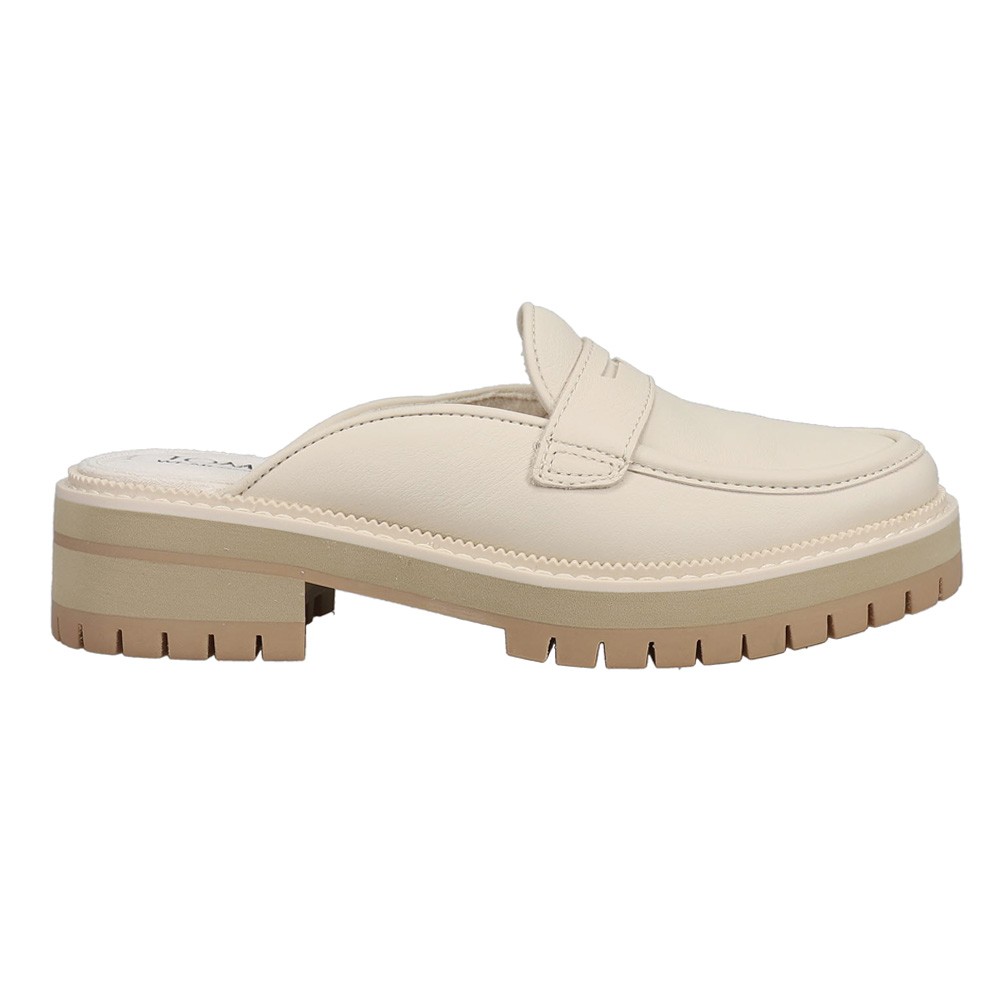 TOMS Cara Lug Sole Mule Loafers Womens Off White  10020803T-101