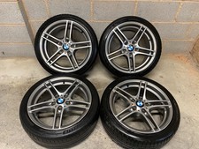 GENUINE SET OF 4 BMW 1 SERIES COUPE CABRIO 18" 313M M-SPORT ALLOY WHEELS