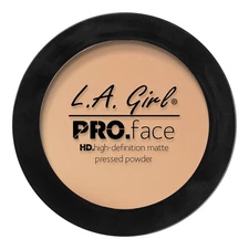 L.A. Girl PRO.Face HD High-Definition Matte Pressed Powder, Nude Beige