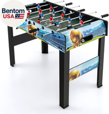 Foosball Table, 37" Foosball Table Adult Size, with 2 Balls, Score Keeper, Remov