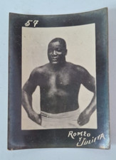 c.1922 CARD ALBUM ROMEO Y JULIETA CIGARROS #57 JACK JOHNSON HOF BOXING Photo