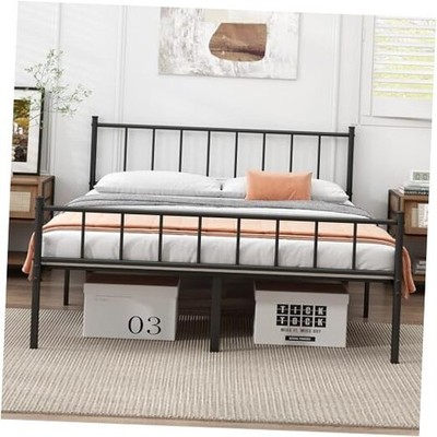 Bed Frame-Metal Platform Bed Frame,Mattress Foundation with Queen Classic