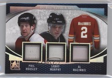 2017 Leaf ITG Used Triple Memorabilia Silver 2/2 Phil Housley Larry Murphy 0c3