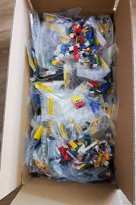 LEGO  Konvolut bedruckte & beklebte Teile sortiert +300 Original LEGO Teile