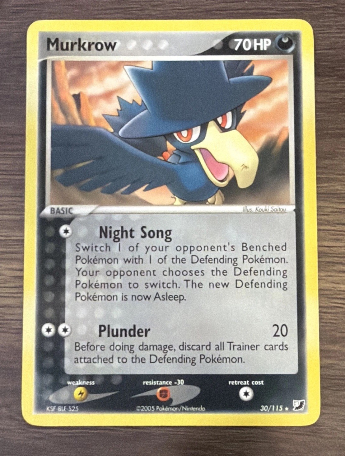 Murkrow 30/115 Unseen Forces Rare NM Pokemon