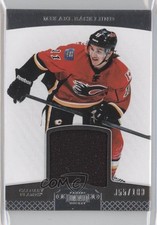 2011-12 Panini Dominion Jerseys 55/100 Mikael Backlund #12 0c2