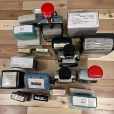 Huge Lot Office Stamps Faxed Labor Confidential Original Voucher Mixed Lot 20