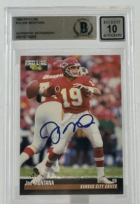 1995 Classic Pro Line - Joe Montana #12 for sale online | eBay