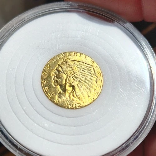 Indian Head $200.00 Gold Quarter Eagle Coin 1927 Pre-1933