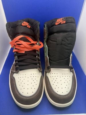 Nike Air Jordan 1 Retro High OG Crafted 2021 Brown DH3097-001 Men's Sneakers