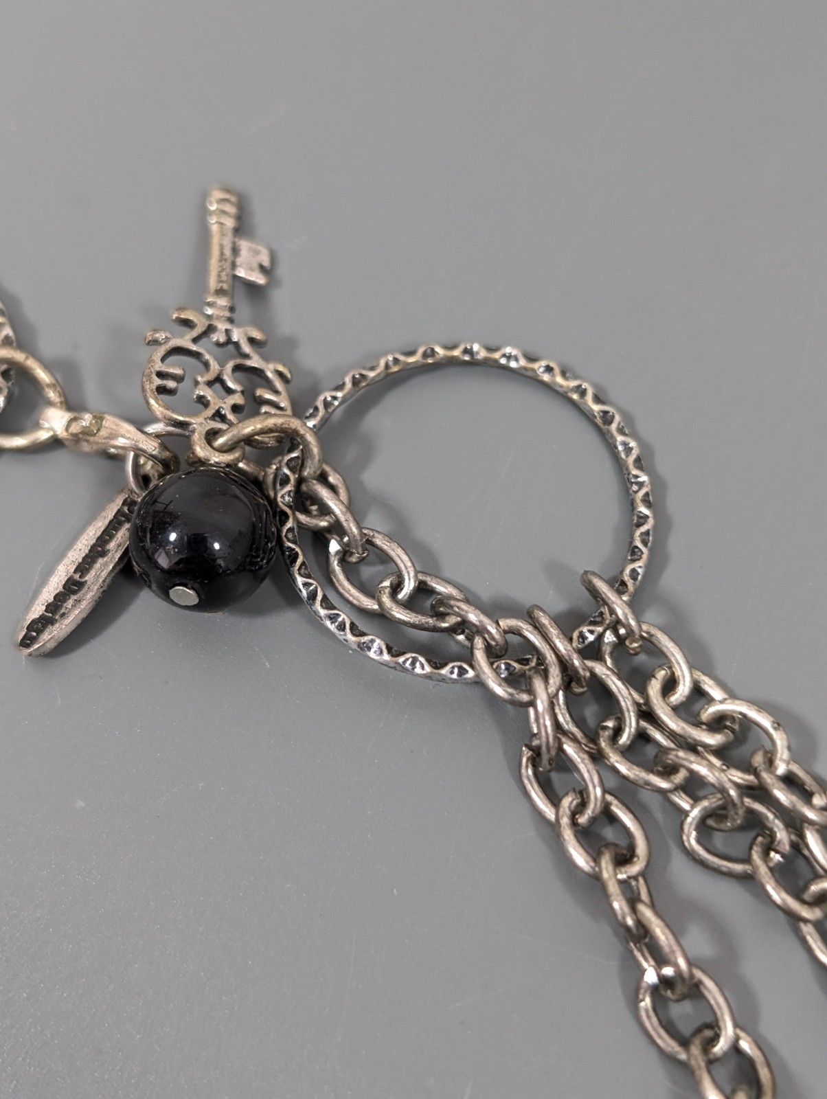 Plunder Design Layered Charm Statement Necklace S… - image 9