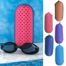 EVA Swimming Goggles Storage Box Hollow Out Glasses Holder Multi Color Soft New