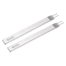2Pcs 4mm 2 Prong Leather Hole Stitching Punch Tool for Hand Sewing, White