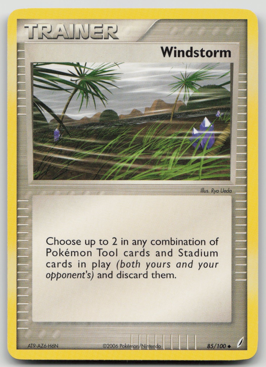 Pokemon Windstorm Uncommon Crystal Guardians 85/100 LP Ryo Ueda