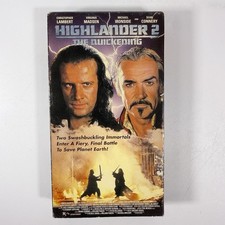 HIGHLANDER 2 VHS Sean Connery Christopher Lambert Fantasy Action Swords