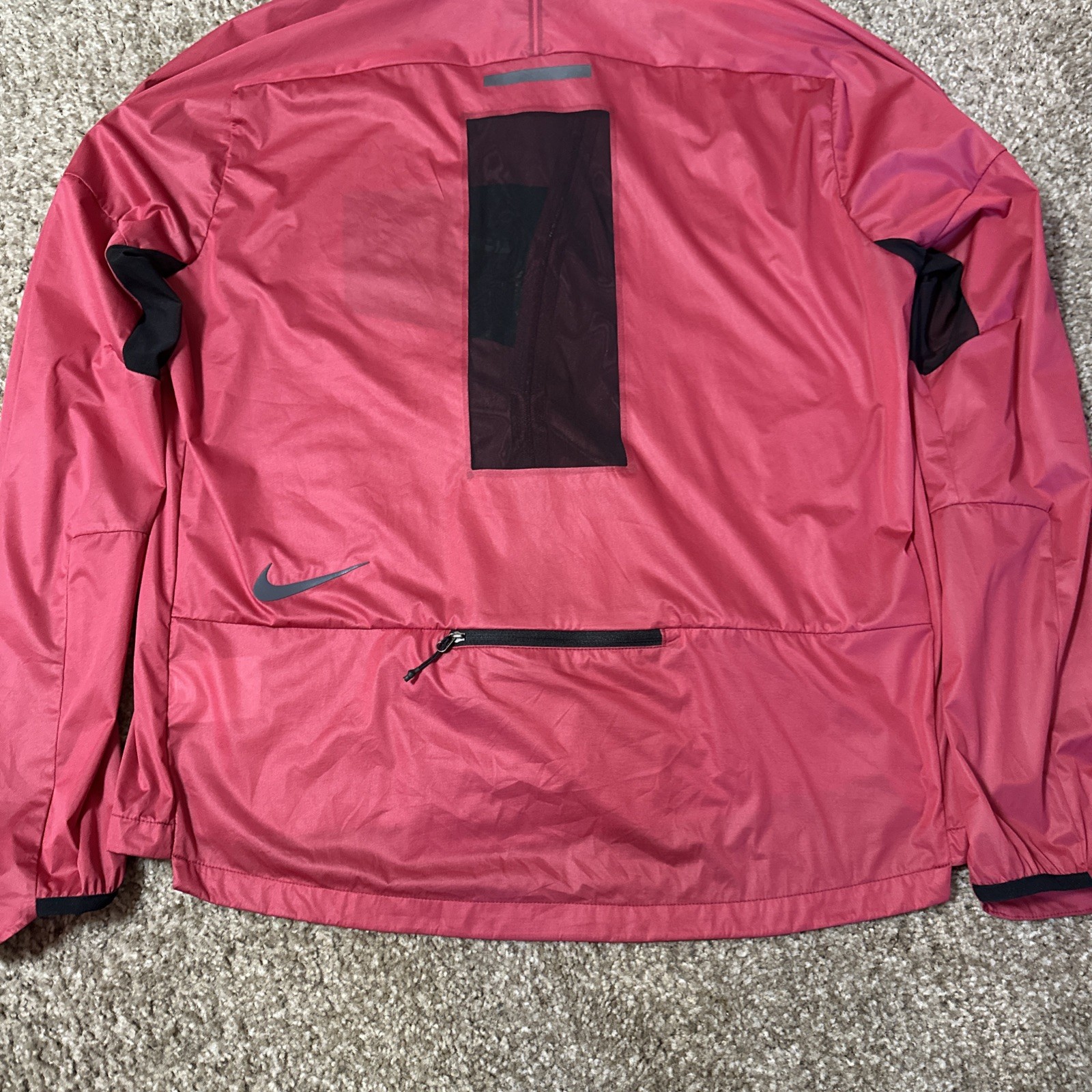 Nike Tech Pack Layer Running Jacket Red Black CT2… - image 13