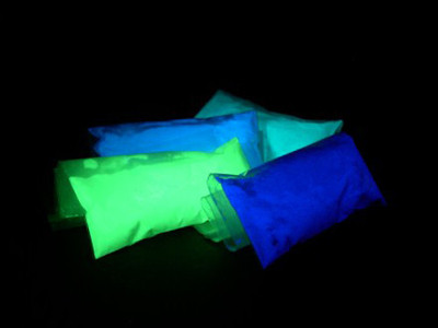 Glow in the Dark Pigment Powder Resin Coating 4 ounce bags- choose from 4 colors