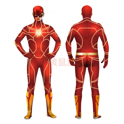 Film Die Flash Allen Maske Jumpsuit Superhero Erwachsene Kinder Bodysuit Zentai