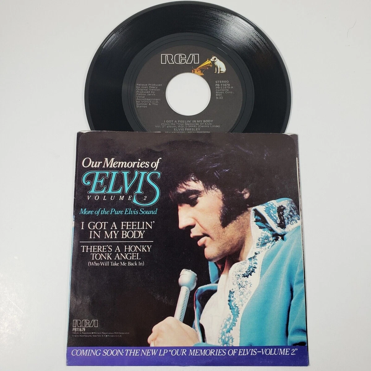 Elvis I got a feelin in my body/ There's a honkytonk angel 45rpm RCA | eBay