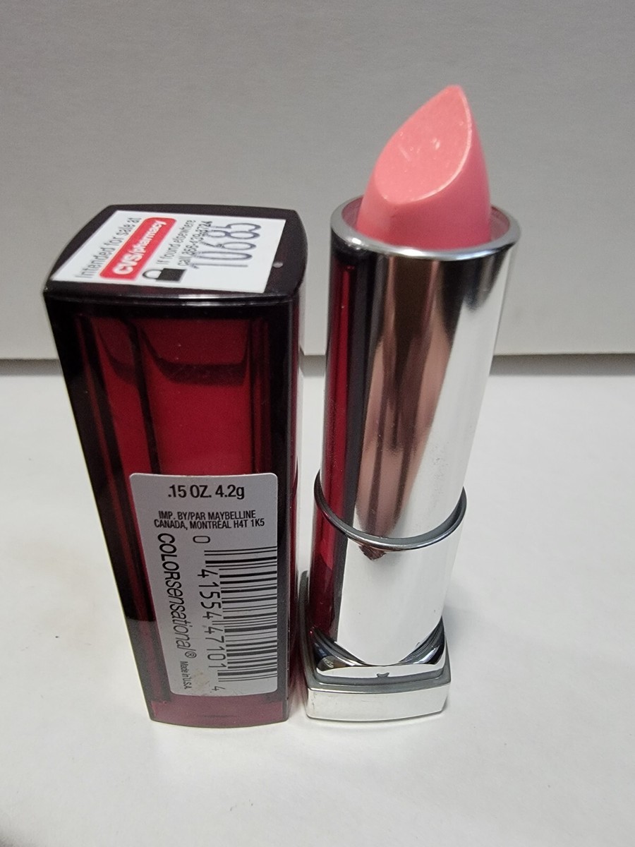 Rouge à Lèvres Maybelline Color Sensational Dynamite Red - Rouge Intense Satiné - 4.2g - Neuf