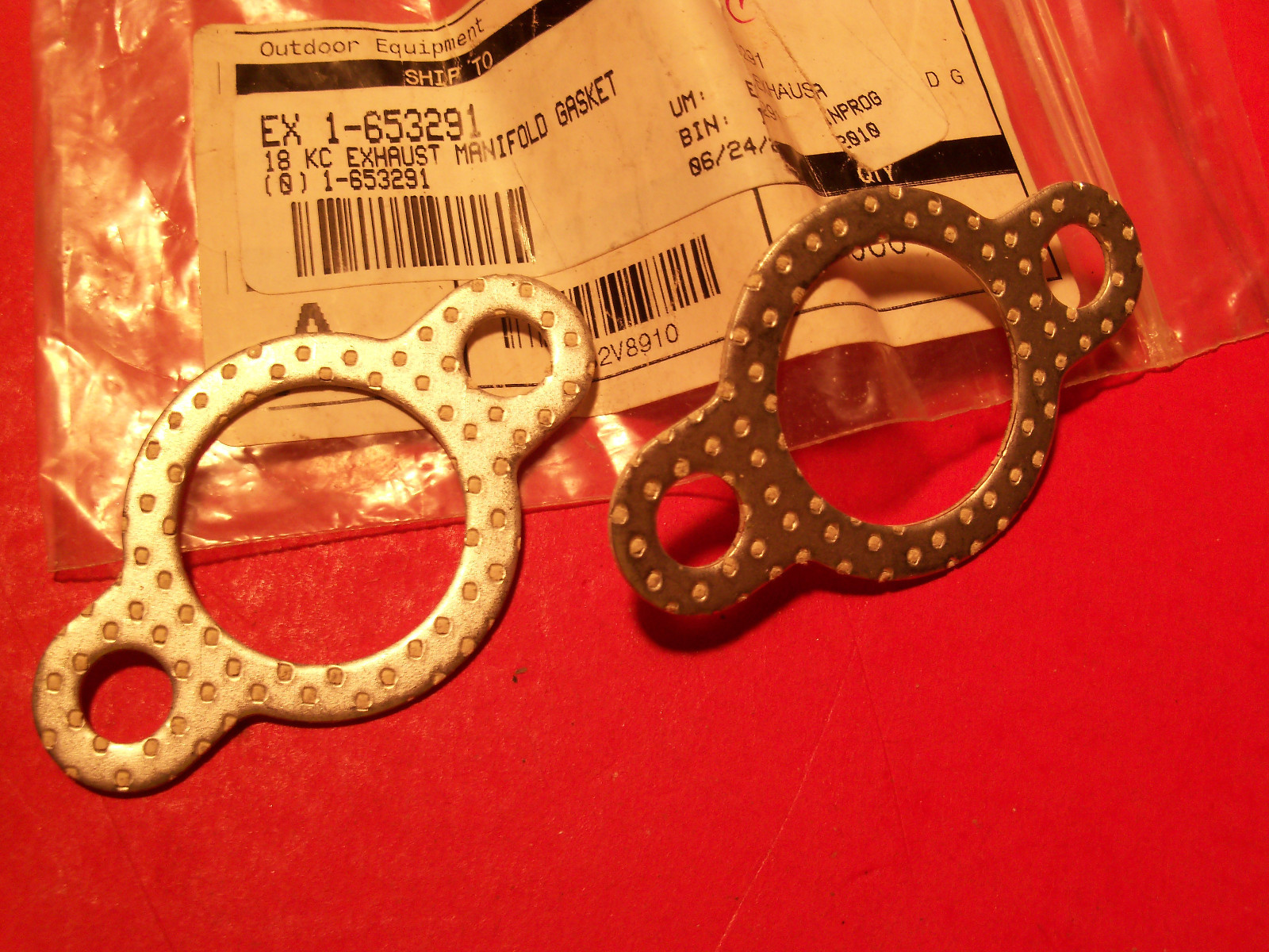 NEW EXMARK EXHAUST GASKETS 2404149S 1653291 2 PACK eBay