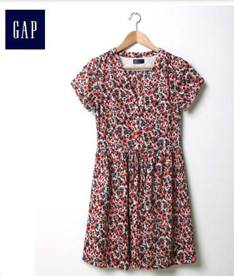 gap floral shirt dress NWT Gap Women's Multicolor Floral Shirt Dress Size 6